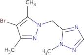 5-[(4-Bromo-3,5-dimethyl-1H-pyrazol-1-yl)methyl]-1-methyl-1H-1,2,4-triazole