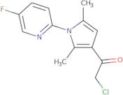 2-Chloro-1-[1-(5-fluoropyridin-2-yl)-2,5-dimethyl-1H-pyrrol-3-yl]ethan-1-one