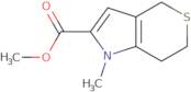 Methyl 1-methyl-1H,4H,6H,7H-thiopyrano[4,3-b]pyrrole-2-carboxylate