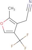 2-[2-Methyl-4-(trifluoromethyl)furan-3-yl]acetonitrile