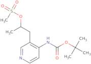 tert-Butyl N-{3-[2-(methanesulfonyloxy)propyl]pyridin-4-yl}carbamate