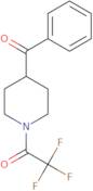 2,2,2-Trifluoro-1-(4-benzoylpiperidin-1-yl)ethanone