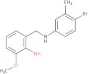 2-{[(4-Bromo-3-methylphenyl)amino]methyl}-6-methoxyphenol