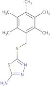 5-[(2,3,4,5,6-Pentamethylbenzyl)sulfanyl]-1,3,4-thiadiazol-2-amine