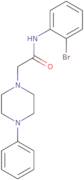 N-(2-bromophenyl)-2-(4-phenylpiperazinyl)ethanamide