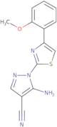 5-Amino-1-[4-(2-methoxyphenyl)-1,3-thiazol-2-yl]-1H-pyrazole-4-carbonitrile