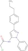 2-Chloro-N-[1-phenyl-3-(4-propylphenyl)-1H-pyrazol-5-yl]acetamide