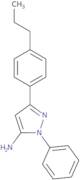 1-Phenyl-3-(4-propylphenyl)-1H-pyrazol-5-amine