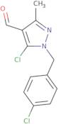 5-Chloro-1-[(4-chlorophenyl)methyl]-3-methyl-1H-pyrazole-4-carbaldehyde