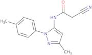 2-Cyano-N-[3-methyl-1-(4-methylphenyl)-1H-pyrazol-5-yl]acetamide