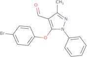 5-(4-Bromophenoxy)-3-methyl-1-phenyl-1H-pyrazole-4-carbaldehyde