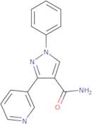 1-Phenyl-3-(pyridin-3-yl)-1H-pyrazole-4-carboxamide