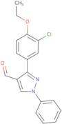 3-(3-Chloro-4-ethoxyphenyl)-1-phenyl-1H-pyrazole-4-carbaldehyde