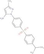 3-Methyl-1-{4-[4-(propan-2-yl)benzenesulfonyl]phenyl}-1H-pyrazol-5-amine