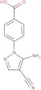 4-(5-Amino-4-cyano-1H-pyrazol-1-yl)benzoic acid