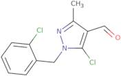 5-Chloro-1-[(2-chlorophenyl)methyl]-3-methyl-1H-pyrazole-4-carbaldehyde