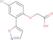 2-(4-Chloro-2-(isoxazol-5-yl)phenoxy)acetic acid