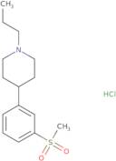 4-(3-(Methylsulfonyl)phenyl)-1-propylpiperidine