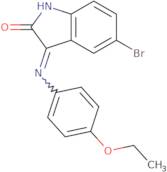 3-(aza(4-ethoxyphenyl)methylene)-5-bromoindolin-2-one