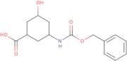 (1R,3R,5S)-Rel-3-hydroxy-5-[[(phenylmethoxy)carbonyl]amino]-cyclohexanecarboxylic acid