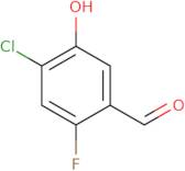 4-Chloro-2-fluoro-5-hydroxy-benzaldehyde