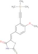 (5Z)-5-[[4-Methoxy-3-[2-(trimethylsilyl)ethynyl]phenyl]methylene]-2-thioxo-4-thiazolidinone