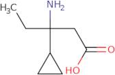 3-Amino-3-cyclopropylpentanoic acid