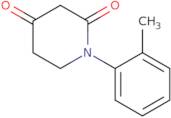 1-(2-Methylphenyl)piperidine-2,4-dione