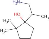 1-(1-Aminopropan-2-yl)-2,2-dimethylcyclopentan-1-ol