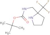 tert-Butyl N-{[2-(trifluoromethyl)pyrrolidin-2-yl]methyl}carbamate