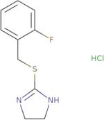 2-[(2-Fluorobenzyl)thio]-4,5-dihydro-1H-imidazole hydrochloride