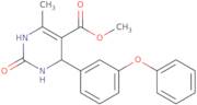 methyl 6-methyl-4-oxo-2-(3-phenoxyphenyl)-2H,3H,5H-3,5-diazinecarboxylate