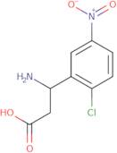 3-Amino-3-(2-chloro-5-nitrophenyl)propanoic acid