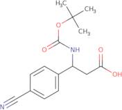 3-N-Boc-3-(4-cyanophenyl)propionic acid