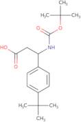 3-{[(tert-Butoxy)carbonyl]amino}-3-(4-tert-butylphenyl)propanoicacid