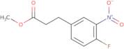 Methyl 3-(4-fluoro-3-nitrophenyl)propanoate