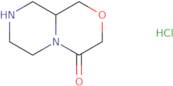 Hexahydropyrazino[2,1-c][1,4]oxazin-4(3H)-one HCl