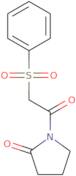 1-(2-Benzenesulfonyl-acetyl)-pyrrolidin-2-one