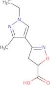 3-(1-Ethyl-3-methyl-1 H -pyrazol-4-yl)-4,5-dihydro-isoxazole-5-carboxylic acid