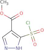 Methyl 5-(chlorosulfonyl)-1H-pyrazole-4-carboxylate