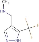 N-Methyl-1-(3-(trifluoromethyl)-1H-pyrazol-4-yl)methanamine