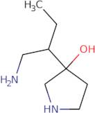 3-(1-Aminobutan-2-yl)pyrrolidin-3-ol