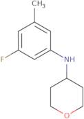 N-(3-Fluoro-5-methylphenyl)oxan-4-amine