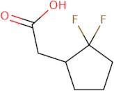 2-(2,2-Difluorocyclopentyl)acetic acid