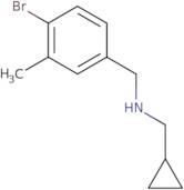 [(4-Bromo-3-methylphenyl)methyl](cyclopropylmethyl)amine