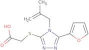 2-{[5-(Furan-2-yl)-4-(2-methylprop-2-en-1-yl)-4H-1,2,4-triazol-3-yl]sulfanyl}acetic acid