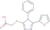 2-{[5-(Furan-2-yl)-4-phenyl-4H-1,2,4-triazol-3-yl]sulfanyl}acetic acid