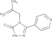 4-(2-Methylprop-2-en-1-yl)-5-(pyridin-4-yl)-4H-1,2,4-triazole-3-thiol