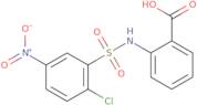 2-(2-Chloro-5-nitrobenzenesulfonamido)benzoic acid