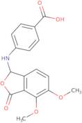 4-((4,5-Dimethoxy-3-oxo-1,3-dihydroisobenzofuran-1-yl)amino)benzoic acid